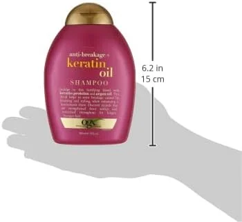 شامپو روغن کراتین ضد شکستگی مو او جی ایکس، 384 میلی لیتر شامپو روغن کراتین ضد شکستگی مو او جی ایکس، 384 میلی لیتر