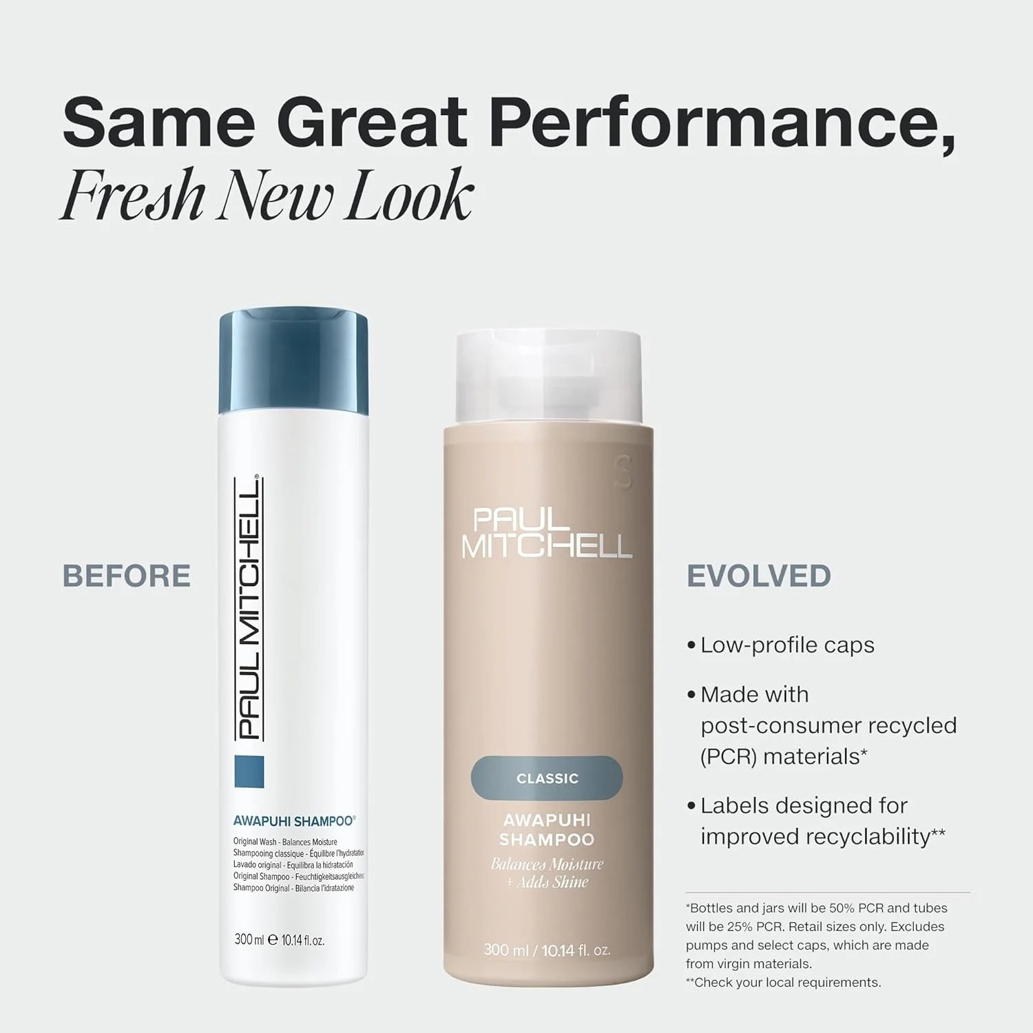 شامپو آواپوهی پاول میچل، شوینده اورجینال، تعادل رطوبت، برای انواع مو، 500 میلی لیتر