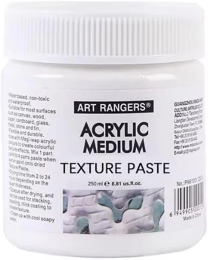 خمیر مدلینگ مدیوم اکریلیک آرت رنجر 250 میلی لیتر، خمیر مدلینگ نقاشی هنری با اثر سه بعدی، خمیر بافت شفاف خمیر مدلینگ مدیوم اکریلیک آرت رنجر 250 میلی لیتر، خمیر مدلینگ نقاشی هنری با اثر سه بعدی، خمیر بافت شفاف