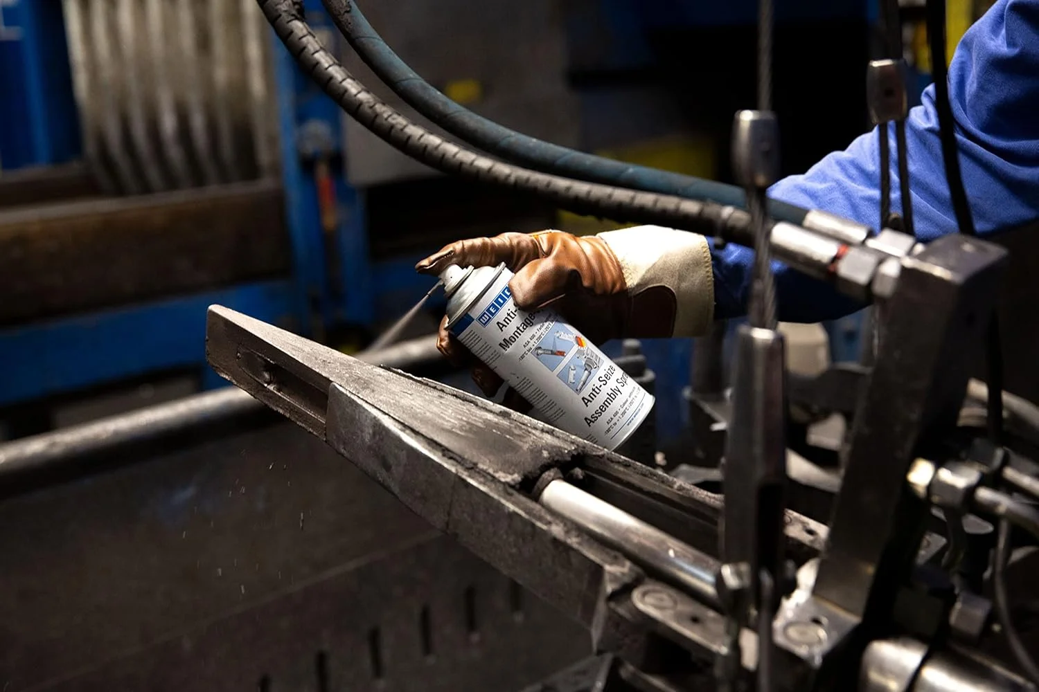 اسپری ضد گریپاژ Weicon | 400 میلی لیتر | Asa 400، خمیر مونتاژ اسپری شونده مقاوم در برابر درجه حرارت بالا برای استفاده به عنوان روان کننده، محافظت در برابر خوردگی