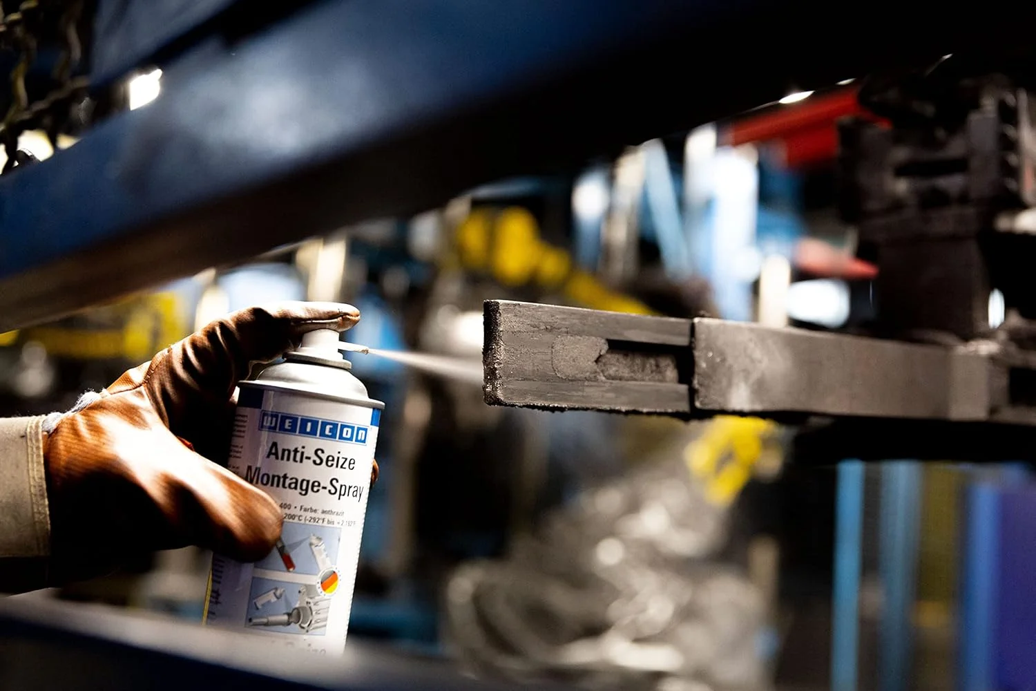 اسپری ضد گریپاژ Weicon | 400 میلی لیتر | Asa 400، خمیر مونتاژ اسپری شونده مقاوم در برابر درجه حرارت بالا برای استفاده به عنوان روان کننده، محافظت در برابر خوردگی