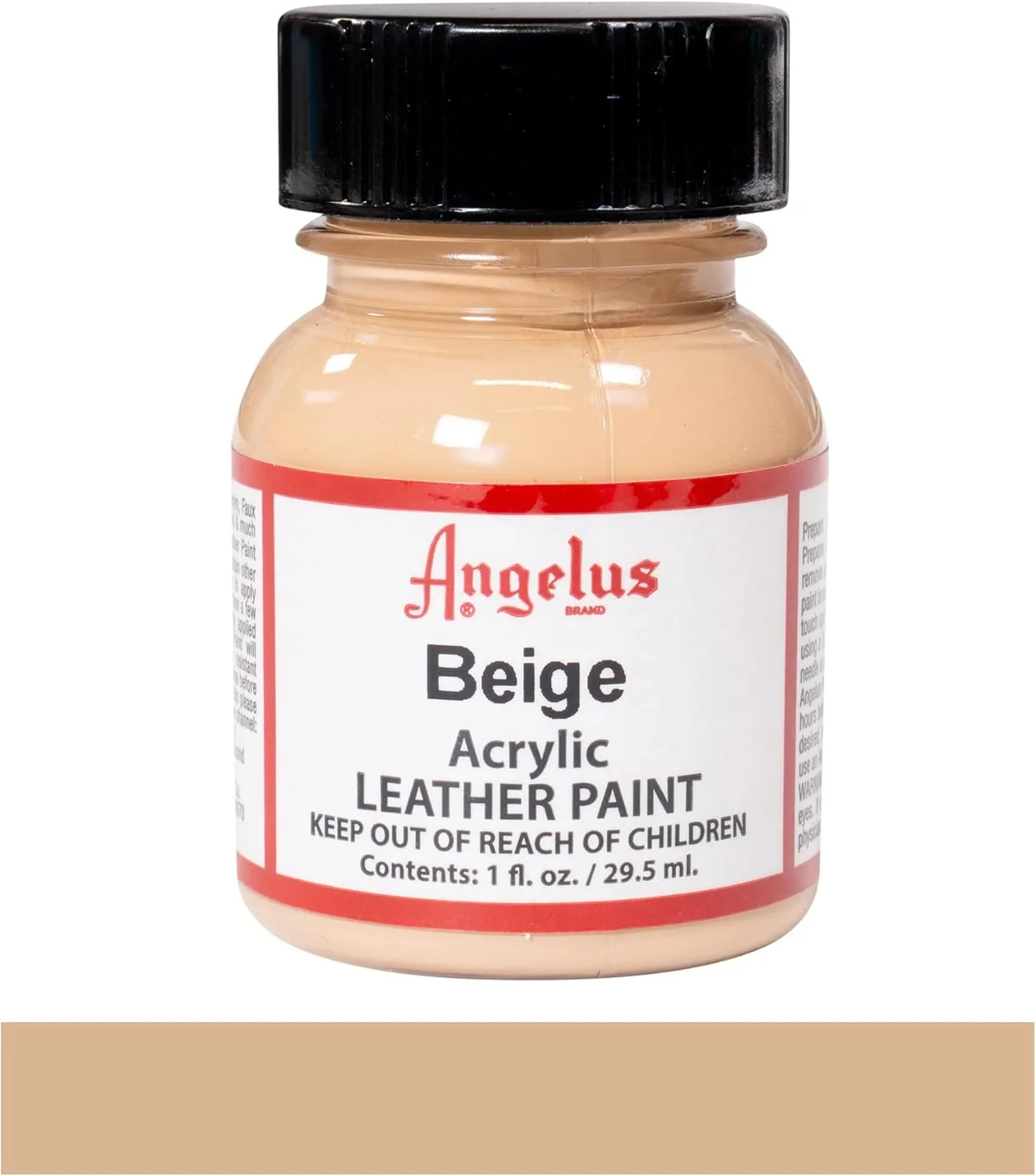 رنگ اکریلیک چرم آنجلوس - 30 میلی لیتر، بژ