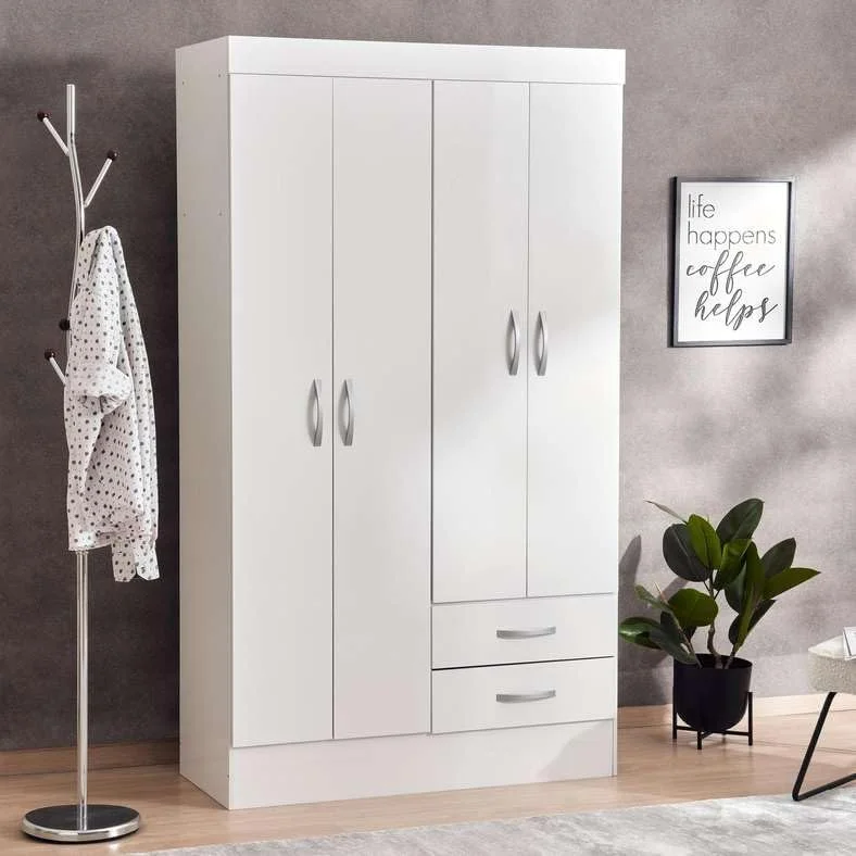 کمد لباس 4 درب کلین با 2 کشو پان هوم