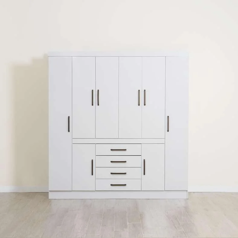 کمد لباس 8 درب با 4 کشو پان هوم مدل Clean