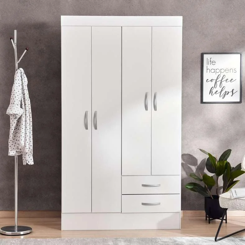 کمد لباس 4 درب کلین با 2 کشو پان هوم