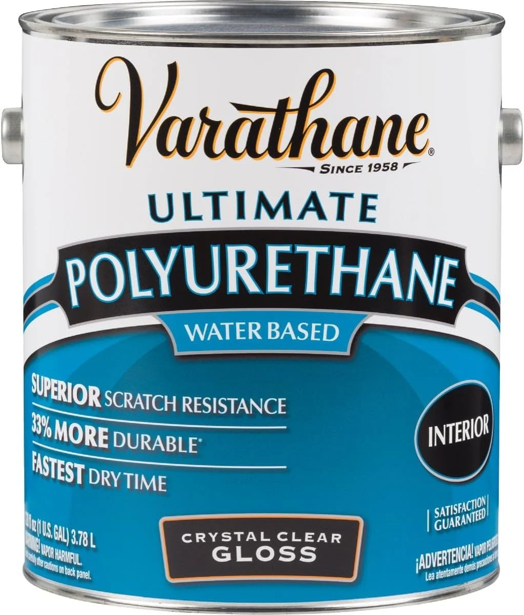 وارنیش پلی یورتان نهایی بر پایه آب Rust-Oleum Varathane حجم 1 گالن