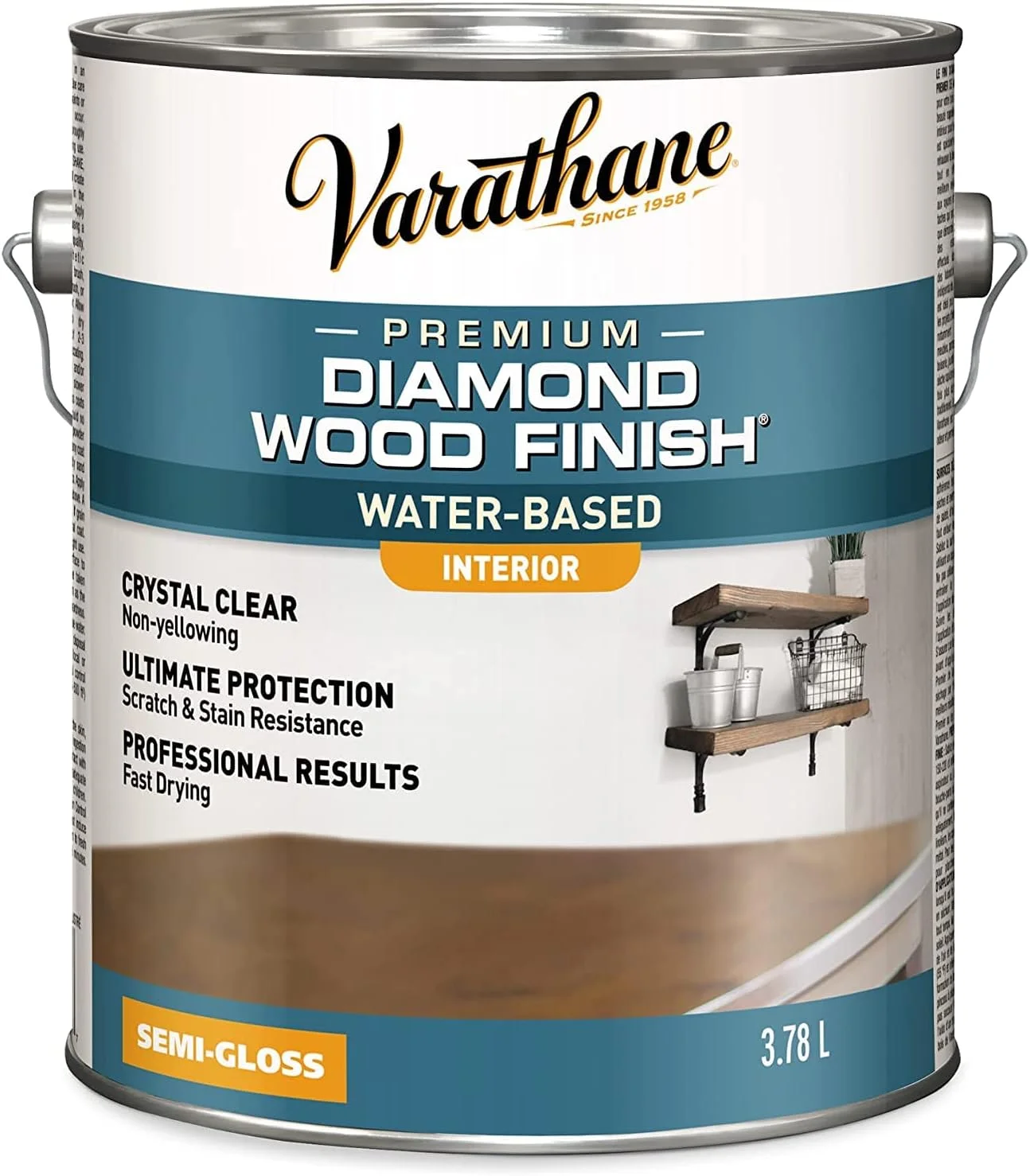 وارنیش پلی یورتان نهایی پایه آب Rust-Oleum Varathane - گالن