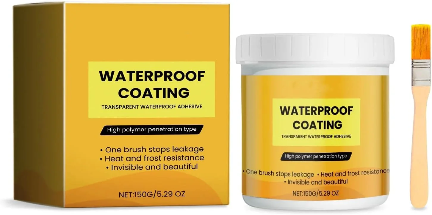 چسب ضد آب و ترمیم کننده شفاف، چسب فوق العاده قوی و پوشش ضد آب برای رفع نشتی