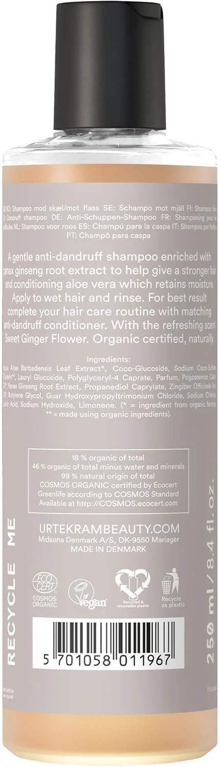 شامپو ضد شوره اورتکرام با رایحه گل زنجبیل شیرین - شروع دوباره، 250 میلی لیتر