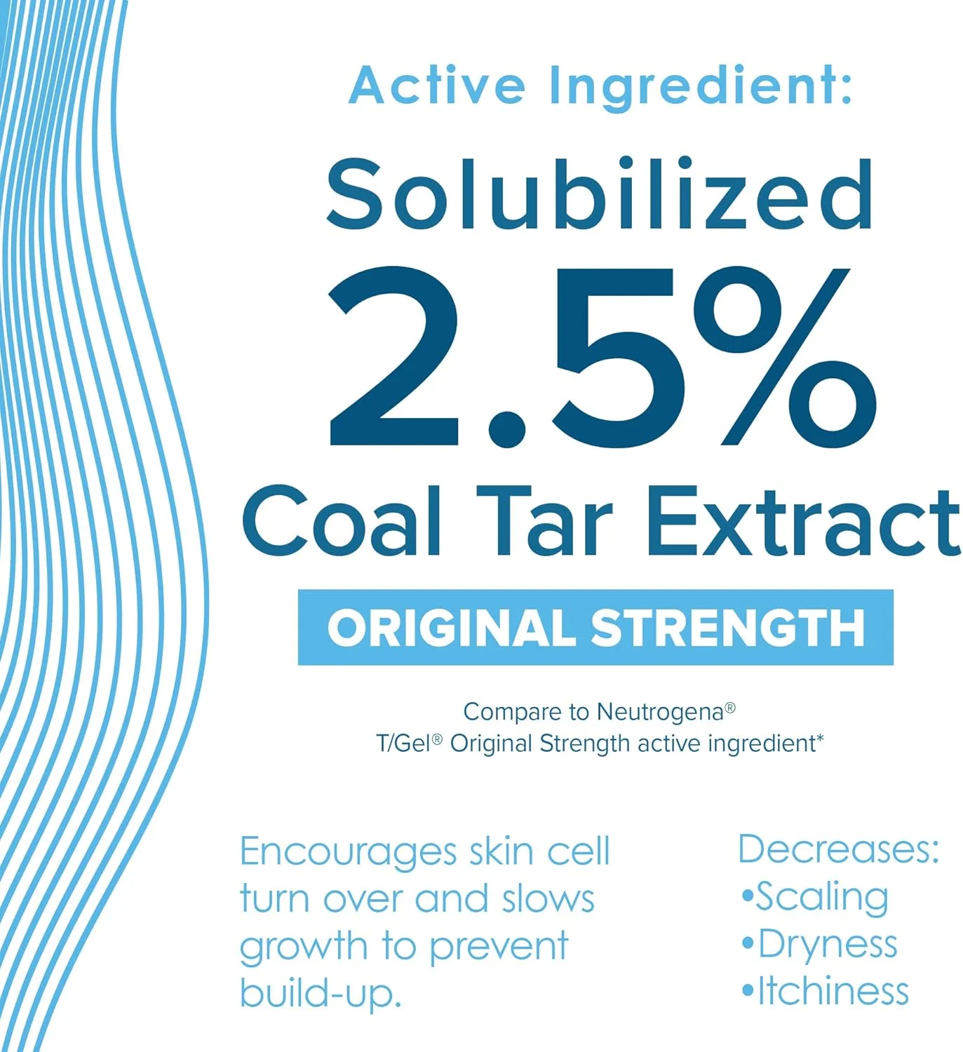 شامپو ضد شوره سر حاوی تار زغال سنگ با قدرت اصلی 0.5% True+Real Therapeutic Plus Tar Gel، 473 میلی لیتر، بسته 2 عددی