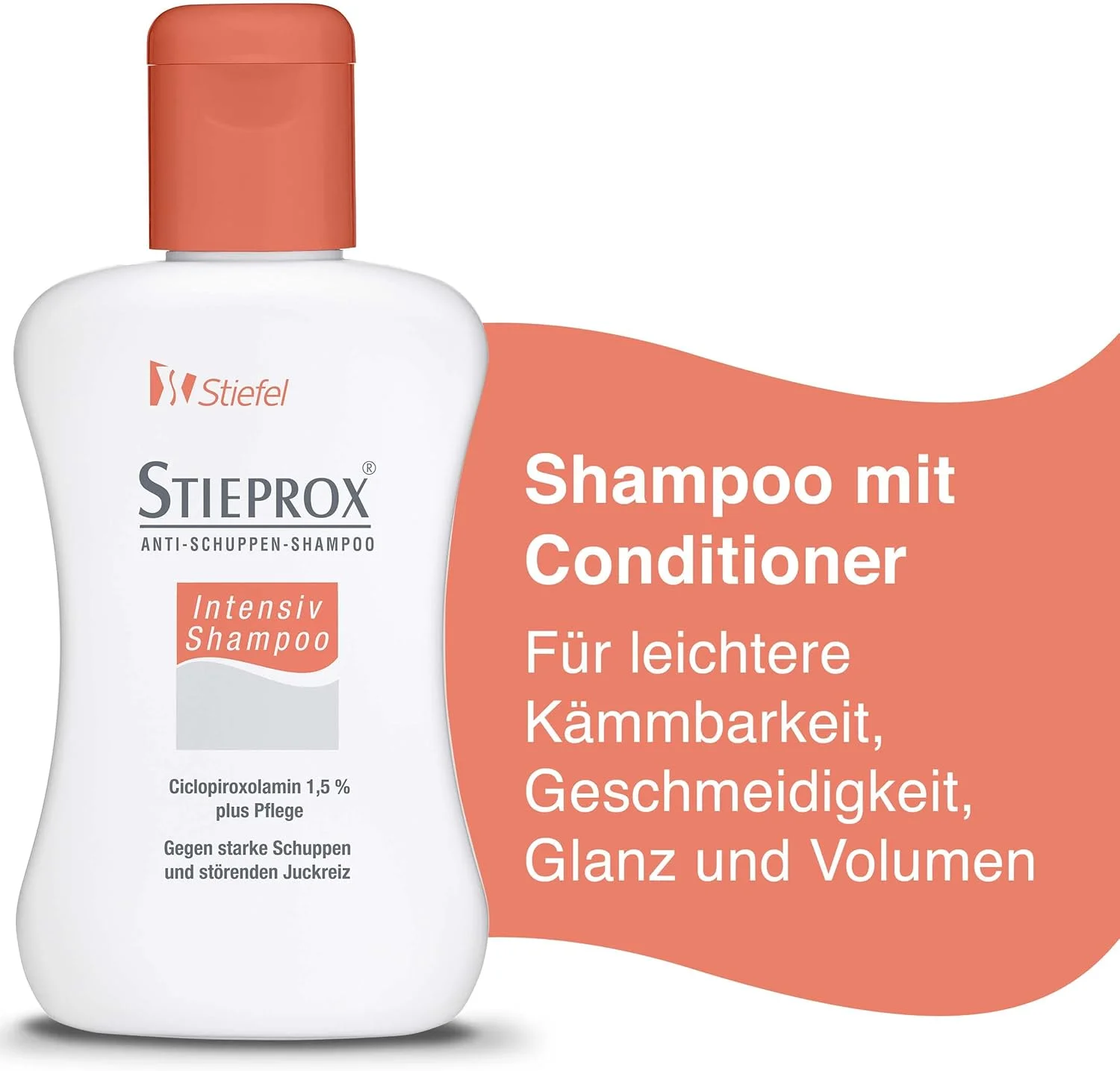 شامپو فشرده استیپروکس سیکلوپیروکسولامین 1.5% پلاس کر 100 میلی لیتر، ضد شوره شدید و خارش آزاردهنده