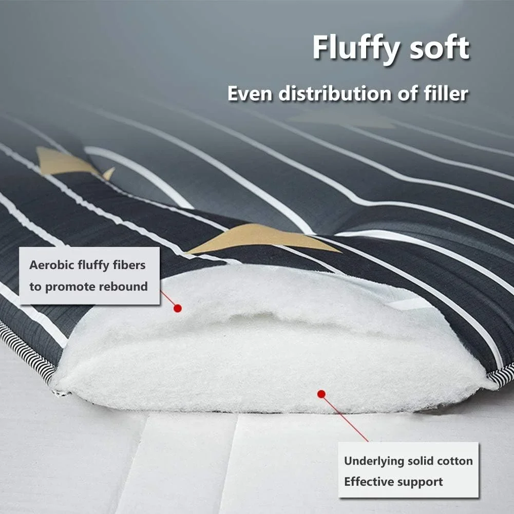 تشک فوتون تاتامی ژاپنی AD&HD، تشک خواب تاشو و قابل حمل مناسب خوابگاه دانشجویی، یک نفره و دو نفره (رنگ: B، سایز: 120x200 سانتی متر (47x79 اینچ)) تشک فوتون تاتامی ژاپنی AD&HD، تشک خواب تاشو و قابل حمل مناسب خوابگاه دانشجویی، یک نفره و دو نفره (رنگ: B، سایز: 120x200 سانتی متر (47x79 اینچ))