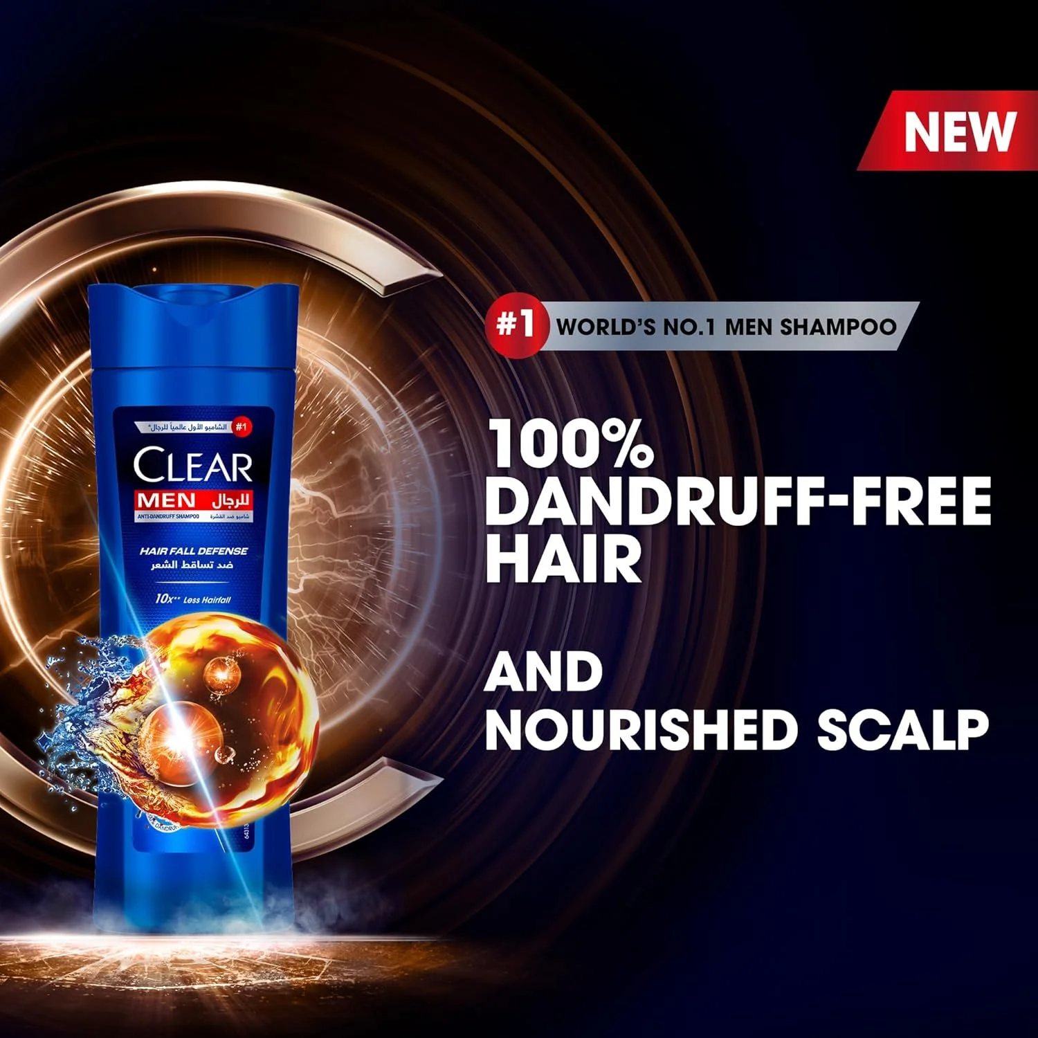 شامپو کلیر مردانه، شامپو ضد شوره، محافظت از ریزش مو، کاهش 10 برابری** ریزش مو، 600 میلی لیتر شامپو کلیر مردانه، شامپو ضد شوره، محافظت از ریزش مو، کاهش 10 برابری** ریزش مو، 600 میلی لیتر