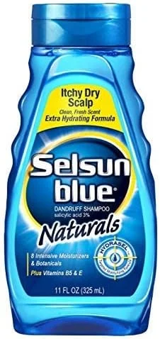 شامپو ضد شوره سر خشک Selsun Blue Naturals، سایز 11 اونس شامپو ضد شوره سر خشک Selsun Blue Naturals، سایز 11 اونس
