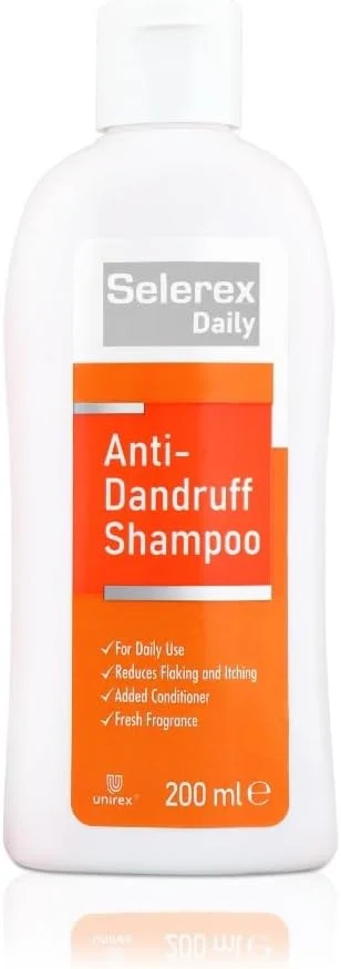 شامپو ضد شوره روزانه سلرکس 200 میلی لیتر حاوی سلنیوم سولفاید 1% w/v شامپو ضد شوره روزانه سلرکس 200 میلی لیتر حاوی سلنیوم سولفاید 1% w/v