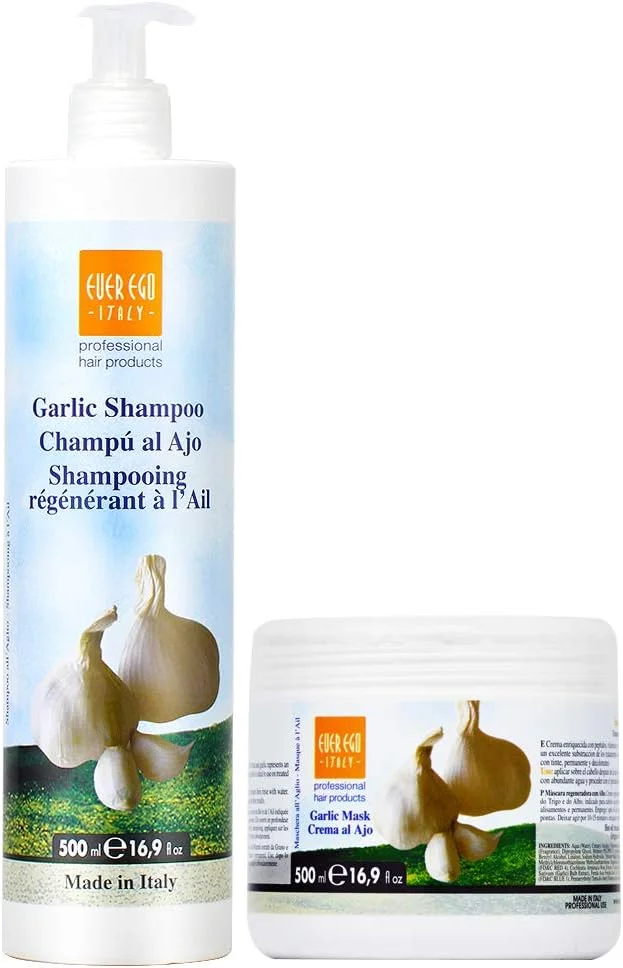 مجموعه دوتایی شامپو سیر آلتر ایگو اور ایگو 500 میلی لیتر و ماسک مو سیر 500 میلی لیتر