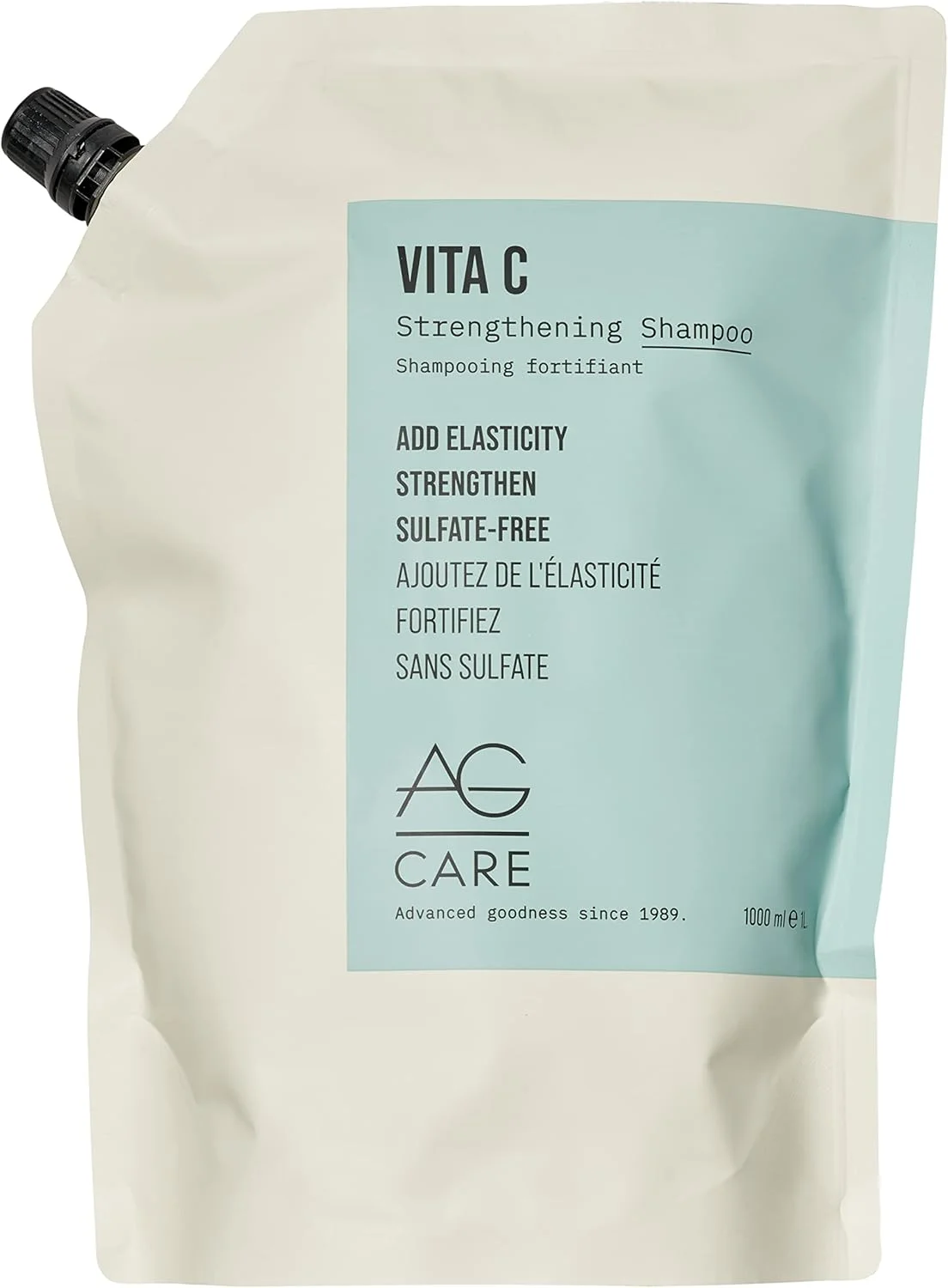 شامپو تقویت کننده فاقد سولفات ویتامین C ای جی کر، 1000 میلی لیتر
