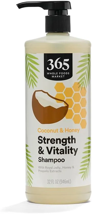 شامپو تقویت کننده و انرژی بخش 365 Whole Foods Market، نارگیل و عسل، 946 میلی لیتر شامپو تقویت کننده و انرژی بخش 365 Whole Foods Market، نارگیل و عسل، 946 میلی لیتر
