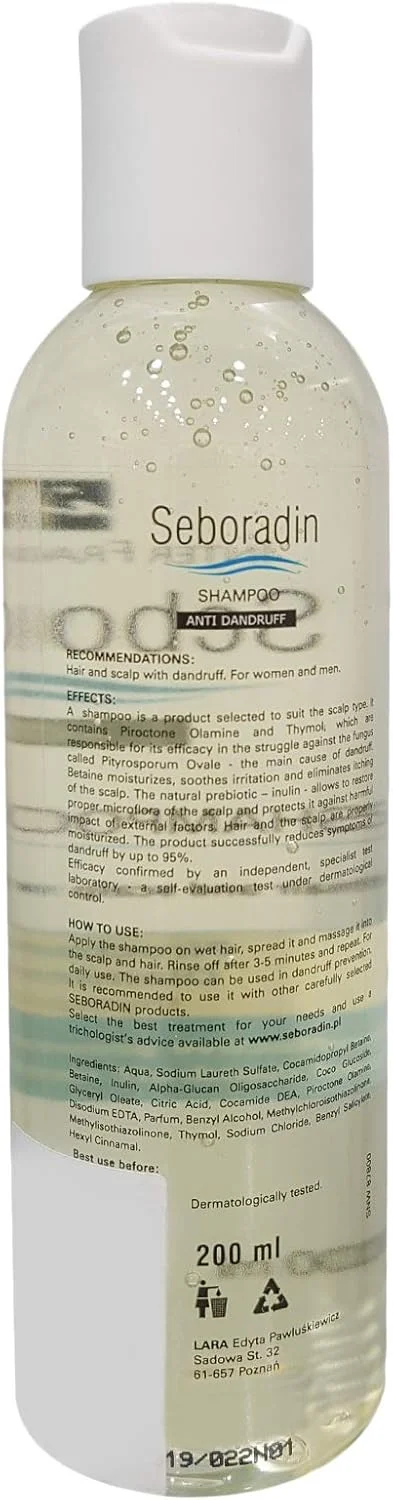 شامپو ضد شوره سبورادین، 200 میلی لیتر شامپو ضد شوره سبورادین، 200 میلی لیتر