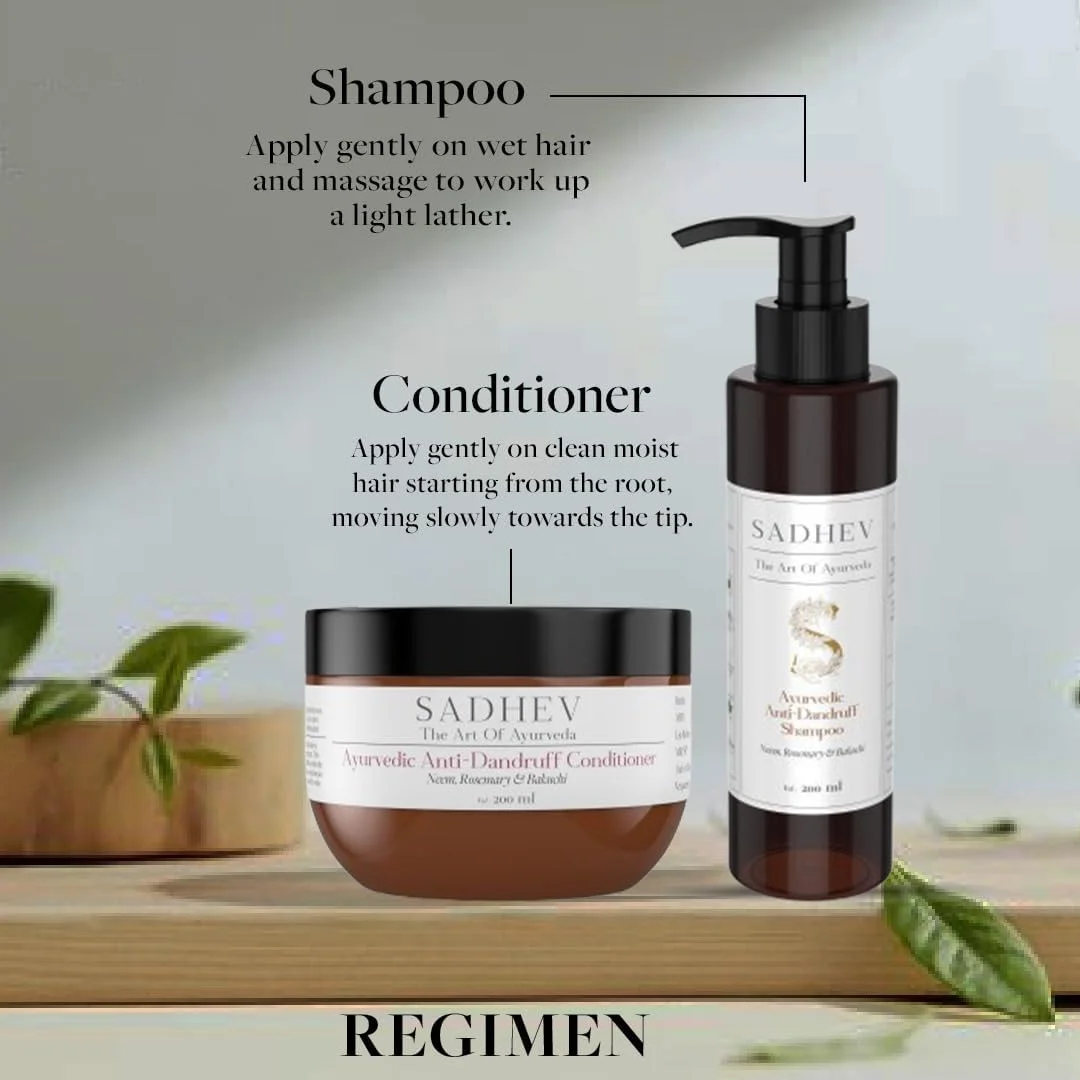 شامپو ضد شوره سر آیورودیک سادِو با عصاره های نیم، رزماری و باکوچی - 200 میلی لیتر (تک عددی) شامپو ضد شوره سر آیورودیک سادِو با عصاره های نیم، رزماری و باکوچی - 200 میلی لیتر (تک عددی)