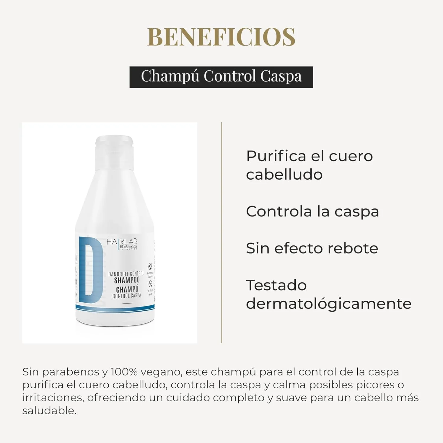 شامپو ضد شوره سر Salerm - شامپو آزمایشگاهی مو ضد شوره - 300 میلی لیتر - کاهش سرعت تشکیل شوره سر - تسکین سوزش و خارش پوست سر - فاقد پارابن شامپو ضد شوره سر Salerm - شامپو آزمایشگاهی مو ضد شوره - 300 میلی لیتر - کاهش سرعت تشکیل شوره سر - تسکین سوزش و خارش پوست سر - فاقد پارابن