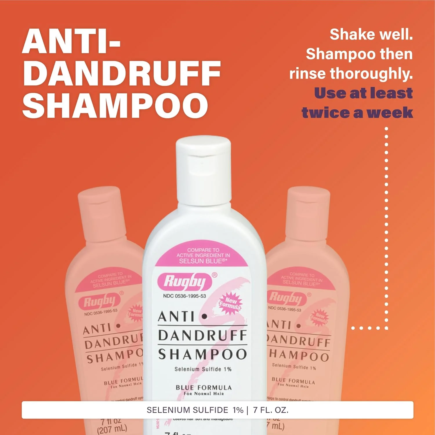 شامپو ضد شوره سلنیوم سولفاید راگبی لابراتوریز بسته 3 عددی شامپو ضد شوره سلنیوم سولفاید راگبی لابراتوریز بسته 3 عددی