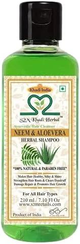 شامپو گیاهی خانواده S2M KHADI - شامپو آلوئه ورا و عصاره Neem (بدون پارابن) پاک کننده موی ضد شوره و ضد قارچ آیورودا 210 میلی لیتر (مجموعه 10 عددی) شامپو گیاهی خانواده S2M KHADI - شامپو آلوئه ورا و عصاره Neem (بدون پارابن) پاک کننده موی ضد شوره و ضد قارچ آیورودا 210 میلی لیتر (مجموعه 10 عددی)