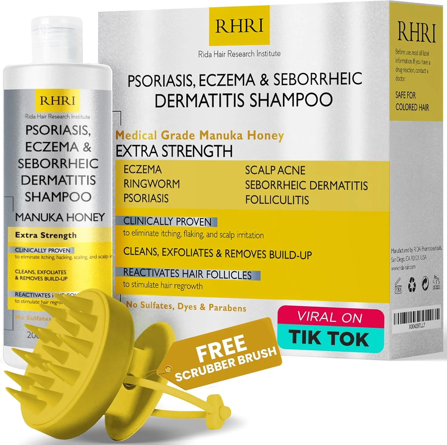 شامپو پسوریازیس موسسه تحقیقات موی ریدا حاوی عسل مانوکا، مناسب آقایان و بانوان | بهترین درمان خارش پوست سر برای اگزما، درماتیت سبورئیک، قارچ و فولیکولیت شامپو پسوریازیس موسسه تحقیقات موی ریدا حاوی عسل مانوکا، مناسب آقایان و بانوان | بهترین درمان خارش پوست سر برای اگزما، درماتیت سبورئیک، قارچ و فولیکولیت