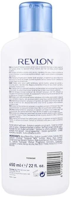 شامپو ضد شوره رولون، شفاف کننده و مرطوب کننده برای انواع مو، 650 میلی لیتر شامپو ضد شوره رولون، شفاف کننده و مرطوب کننده برای انواع مو، 650 میلی لیتر