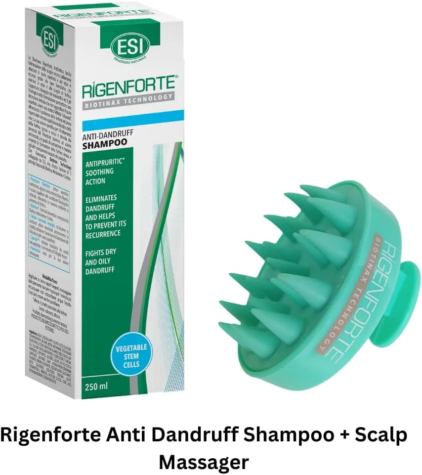 شامپو ضد شوره ریجنفورت 250 میلی لیتر به همراه برس ماساژور سر | به آرامی تمیز می کند و پوسته ها را از بین می برد | خارش را تسکین می دهد و موها را احیا می کند | مناسب برای پوست سر خشک و چرب، انواع مو شامپو ضد شوره ریجنفورت 250 میلی لیتر به همراه برس ماساژور سر | به آرامی تمیز می کند و پوسته ها را از بین می برد | خارش را تسکین می دهد و موها را احیا می کند | مناسب برای پوست سر خشک و چرب، انواع مو