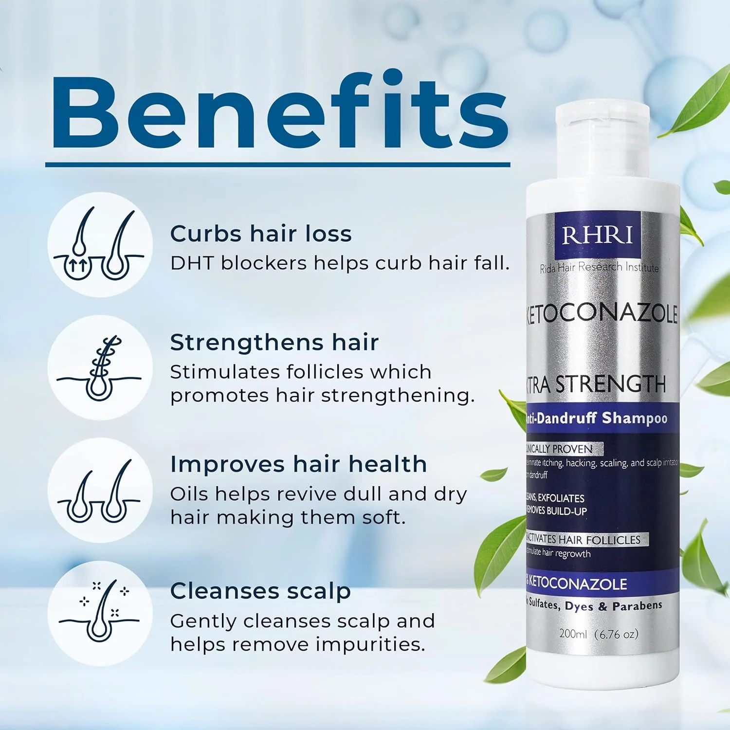 شامپو ضد قارچ و ضد شوره سر مردانه موسسه تحقیقات موی ریدا به همراه برس ضد شوره | شامپو دارویی، شفاف کننده، پسوریازیس و بیوتین حاوی اسید سالیسیلیک | برای پوست سر خشک، خارش دار، پوسته پوسته، تحریک شده و رشد مو شامپو ضد قارچ و ضد شوره سر مردانه موسسه تحقیقات موی ریدا به همراه برس ضد شوره | شامپو دارویی، شفاف کننده، پسوریازیس و بیوتین حاوی اسید سالیسیلیک | برای پوست سر خشک، خارش دار، پوسته پوسته، تحریک شده و رشد مو