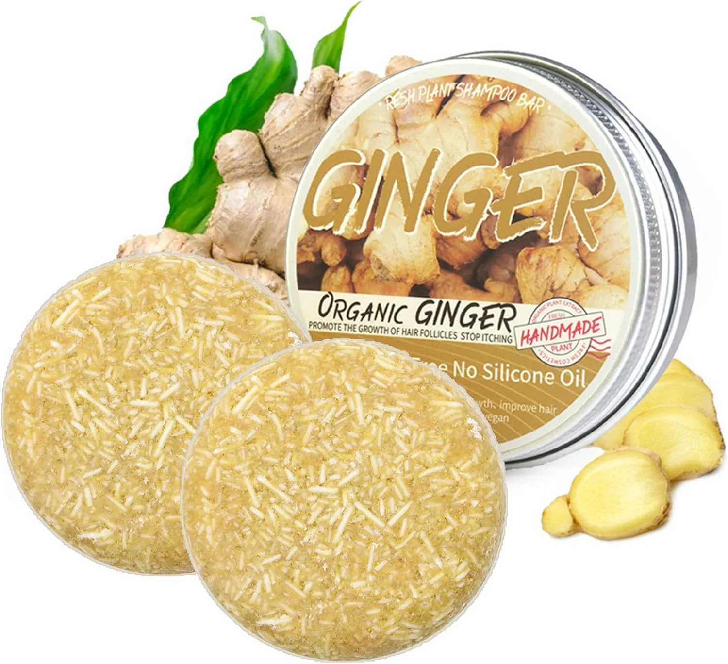 شامپو بار زنجبیلی برای رشد مجدد مو، بسته 2 عددی صابون شامپو زنجبیلی ضد ریزش مو، صابون شامپو زنجبیلی ارگانیک طبیعی تقویت کننده رشد مو، صابون بار زنجبیلی ضد شوره و ضد خارش شامپو بار زنجبیلی برای رشد مجدد مو، بسته 2 عددی صابون شامپو زنجبیلی ضد ریزش مو، صابون شامپو زنجبیلی ارگانیک طبیعی تقویت کننده رشد مو، صابون بار زنجبیلی ضد شوره و ضد خارش