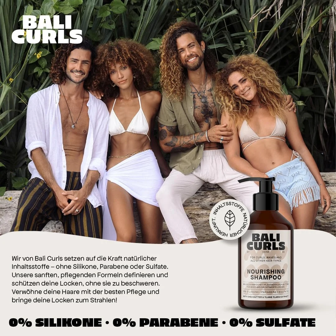 شامپو مغذی مو فرفری بالی کرلز - شامپو مغذی مو بدون سولفات، پارابن و سیلیکون - شامپو برای موهای فر طبیعی - شامپو وگان برای موهای صاف و سالم - 250 میلی لیتر شامپو مغذی مو فرفری بالی کرلز - شامپو مغذی مو بدون سولفات، پارابن و سیلیکون - شامپو برای موهای فر طبیعی - شامپو وگان برای موهای صاف و سالم - 250 میلی لیتر