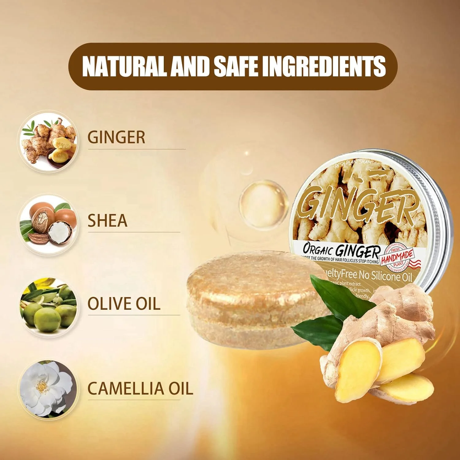 شامپو بار زنجبیلی برای رشد مجدد مو، بسته 2 عددی صابون شامپو زنجبیلی ضد ریزش مو، صابون شامپو زنجبیلی ارگانیک طبیعی تقویت کننده رشد مو، صابون بار زنجبیلی ضد شوره و ضد خارش شامپو بار زنجبیلی برای رشد مجدد مو، بسته 2 عددی صابون شامپو زنجبیلی ضد ریزش مو، صابون شامپو زنجبیلی ارگانیک طبیعی تقویت کننده رشد مو، صابون بار زنجبیلی ضد شوره و ضد خارش