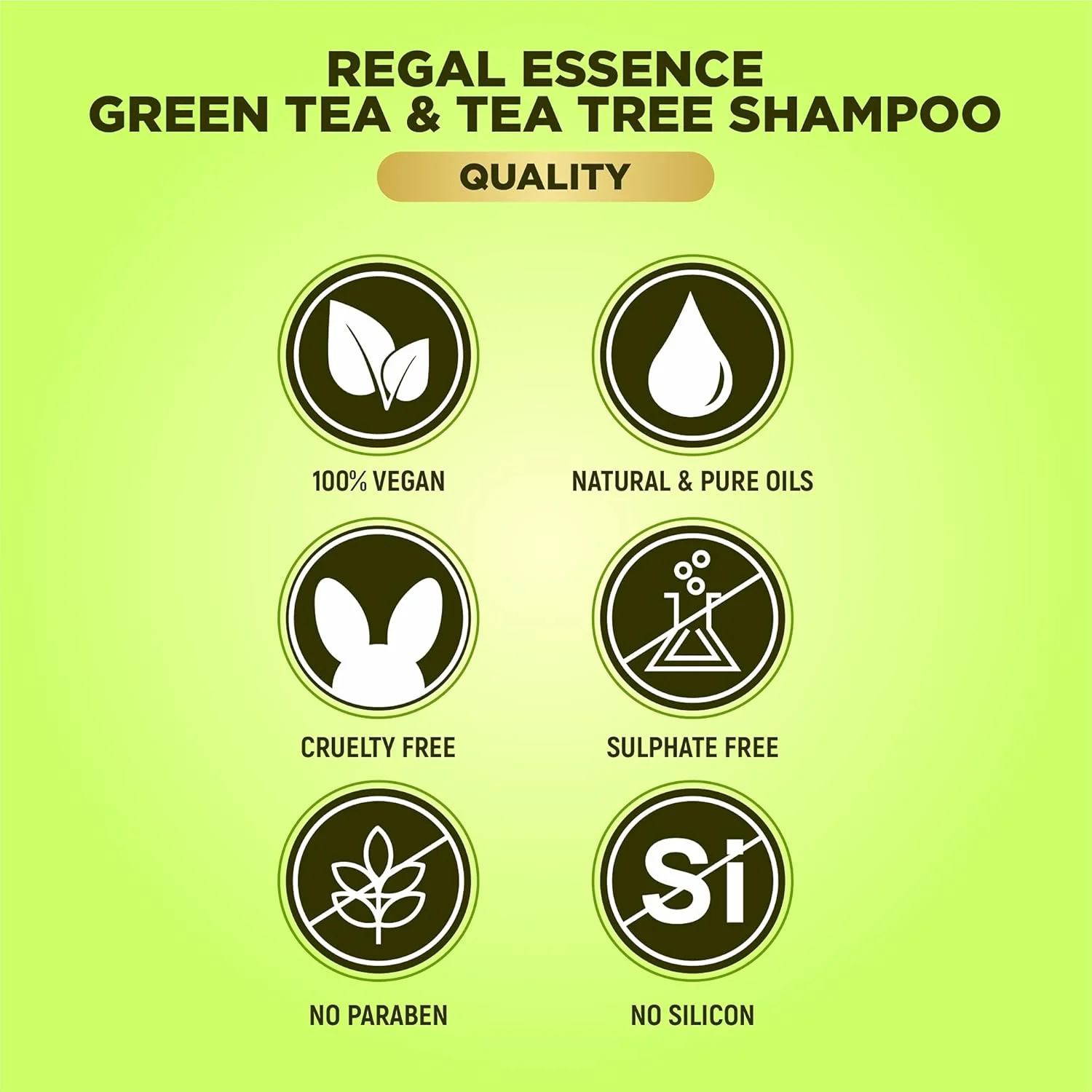 شامپو چای سبز و درخت چای Regal Essence برای احیای مو | ضد ریزش مو | و راه حل ضد شوره برای آقایان و بانوان - (بسته 1 عددی) شامپو چای سبز و درخت چای Regal Essence برای احیای مو | ضد ریزش مو | و راه حل ضد شوره برای آقایان و بانوان - (بسته 1 عددی)