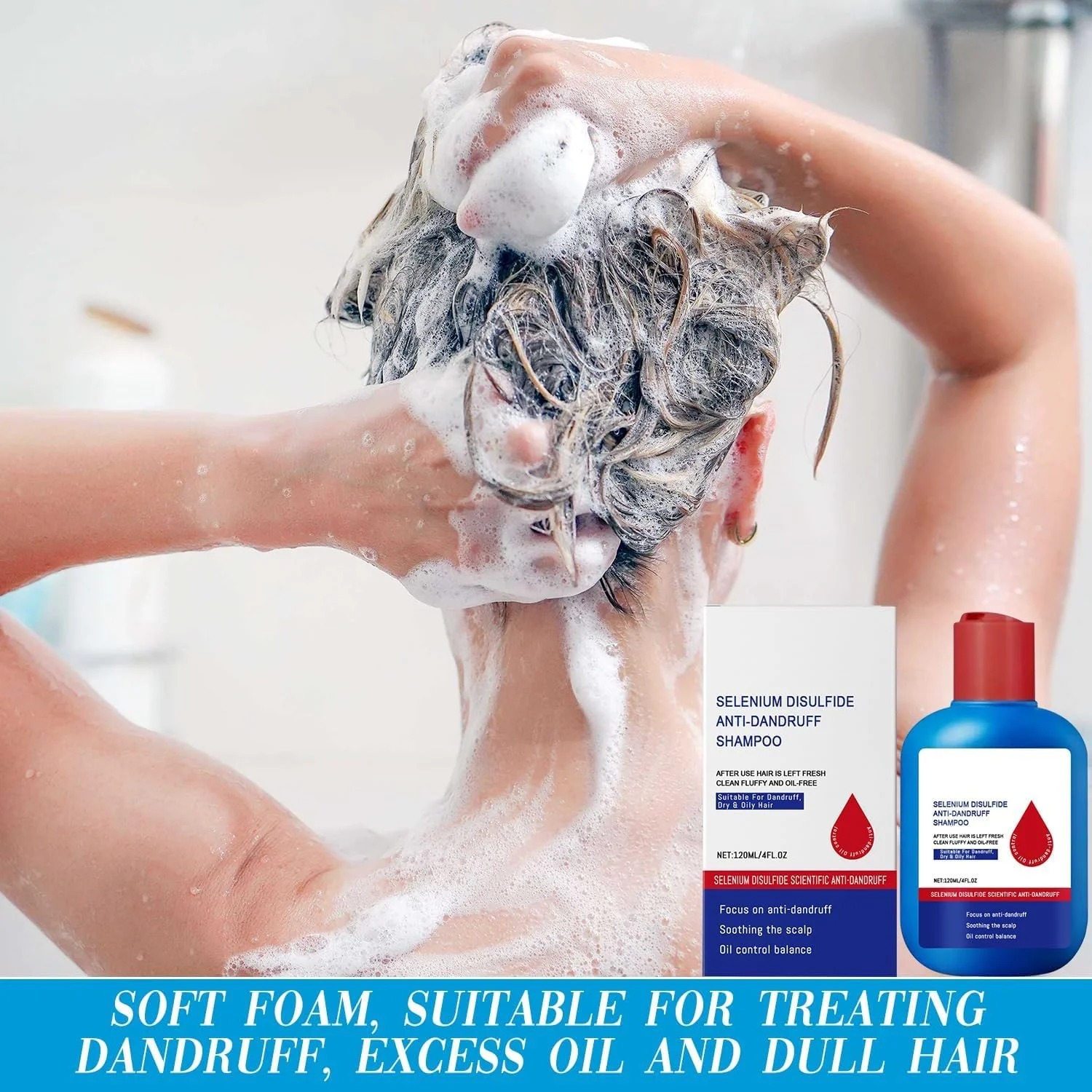 شامپو ضد شوره طراوت بخش، کنترل کننده عمقی چربی، پاک کننده عمیق پوست سر، از بین برنده پوسته ها و تجمع مواد، احیا کننده مو برای ایجاد حس سبکی و تازگی، مناسب برای مراقبت از موی آقایان و بانوان