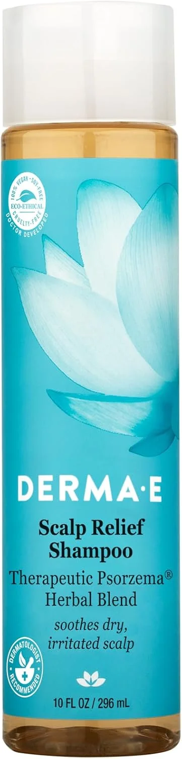 شامپو گیاهی تسکین دهنده پسورزما Derma E، 296 میلی لیتر شامپو گیاهی تسکین دهنده پسورزما Derma E، 296 میلی لیتر