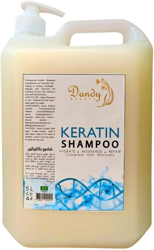 شامپو مو کراتین دندی بیوتی 5 لیتری شامپو مو کراتین دندی بیوتی 5 لیتری