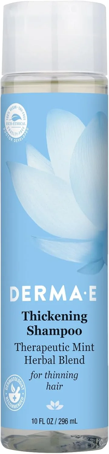 شامپو درمانی ضخیم کننده مو با عصاره نعناع و گیاهان دارویی Derma E، حجم 296 میلی لیتر شامپو درمانی ضخیم کننده مو با عصاره نعناع و گیاهان دارویی Derma E، حجم 296 میلی لیتر