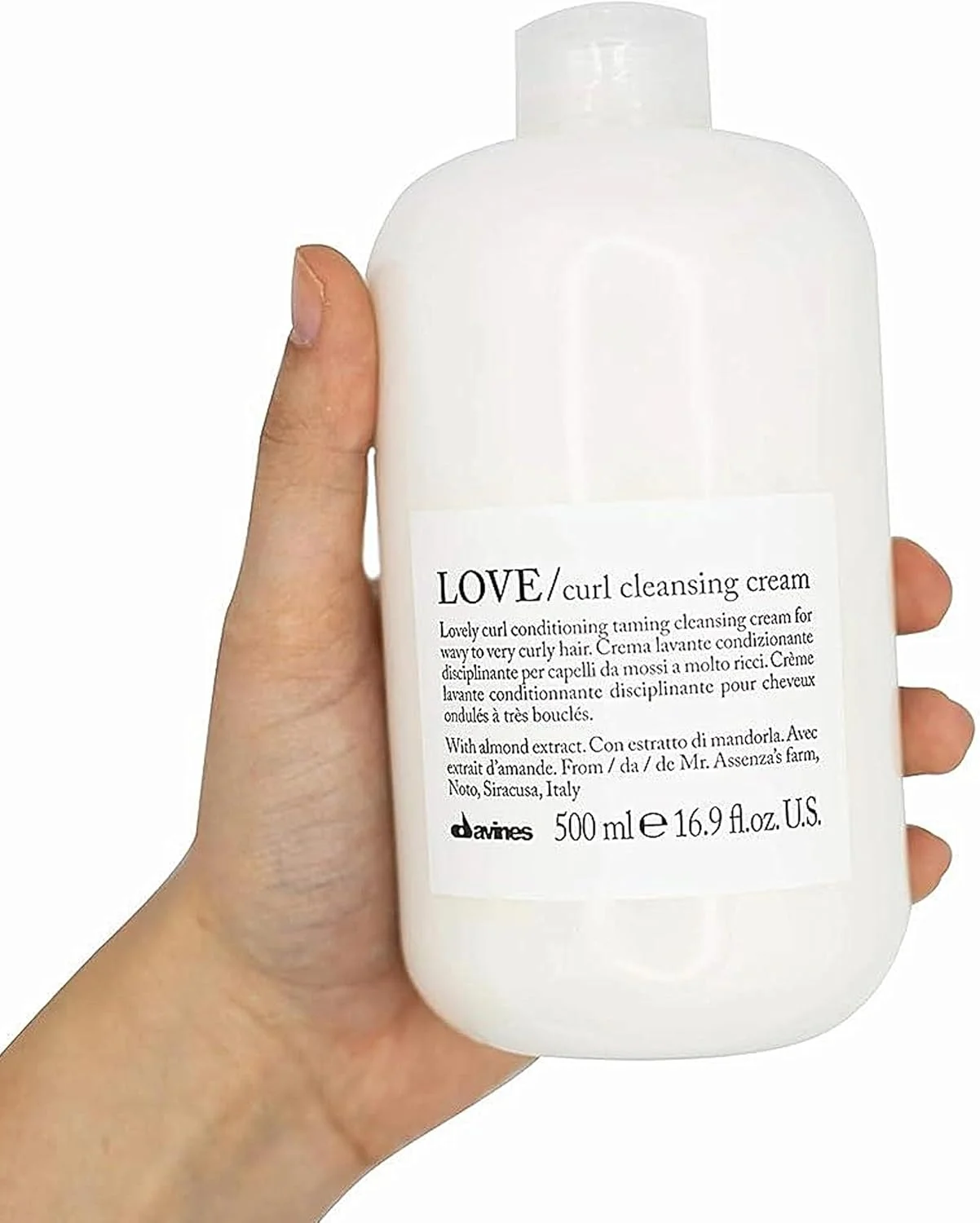 کرم پاک کننده موهای فر داوینس مدل Love Curl، شامپو و نرم کننده همه کاره، نرم کننده و آبرسان، 500 میلی لیتر کرم پاک کننده موهای فر داوینس مدل Love Curl، شامپو و نرم کننده همه کاره، نرم کننده و آبرسان، 500 میلی لیتر
