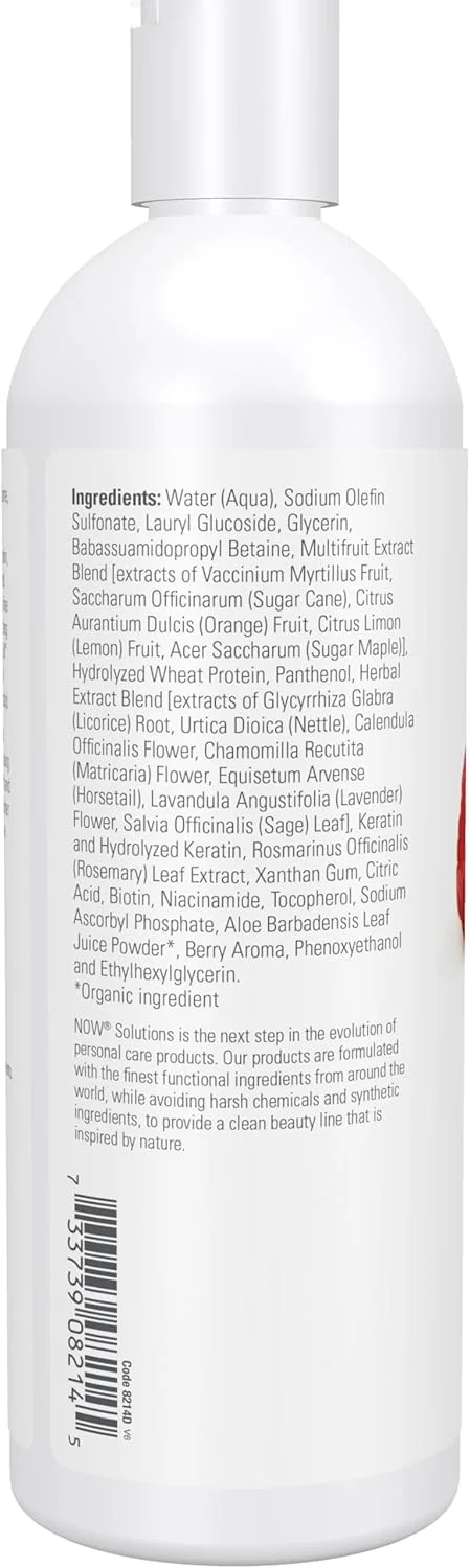 شامپو حجم دهنده موهای نازک ناو فودز سلوشنز با عصاره توت 473 میلی لیتر شامپو حجم دهنده موهای نازک ناو فودز سلوشنز با عصاره توت 473 میلی لیتر