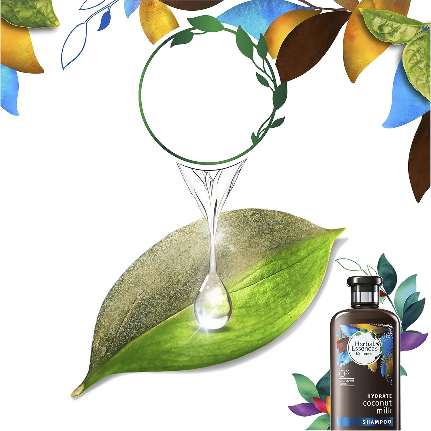 شامپو آبرسان شیر نارگیل Herbal Essences bio:renew، ۴۰۰ میلی لیتر شامپو آبرسان شیر نارگیل Herbal Essences bio:renew، ۴۰۰ میلی لیتر
