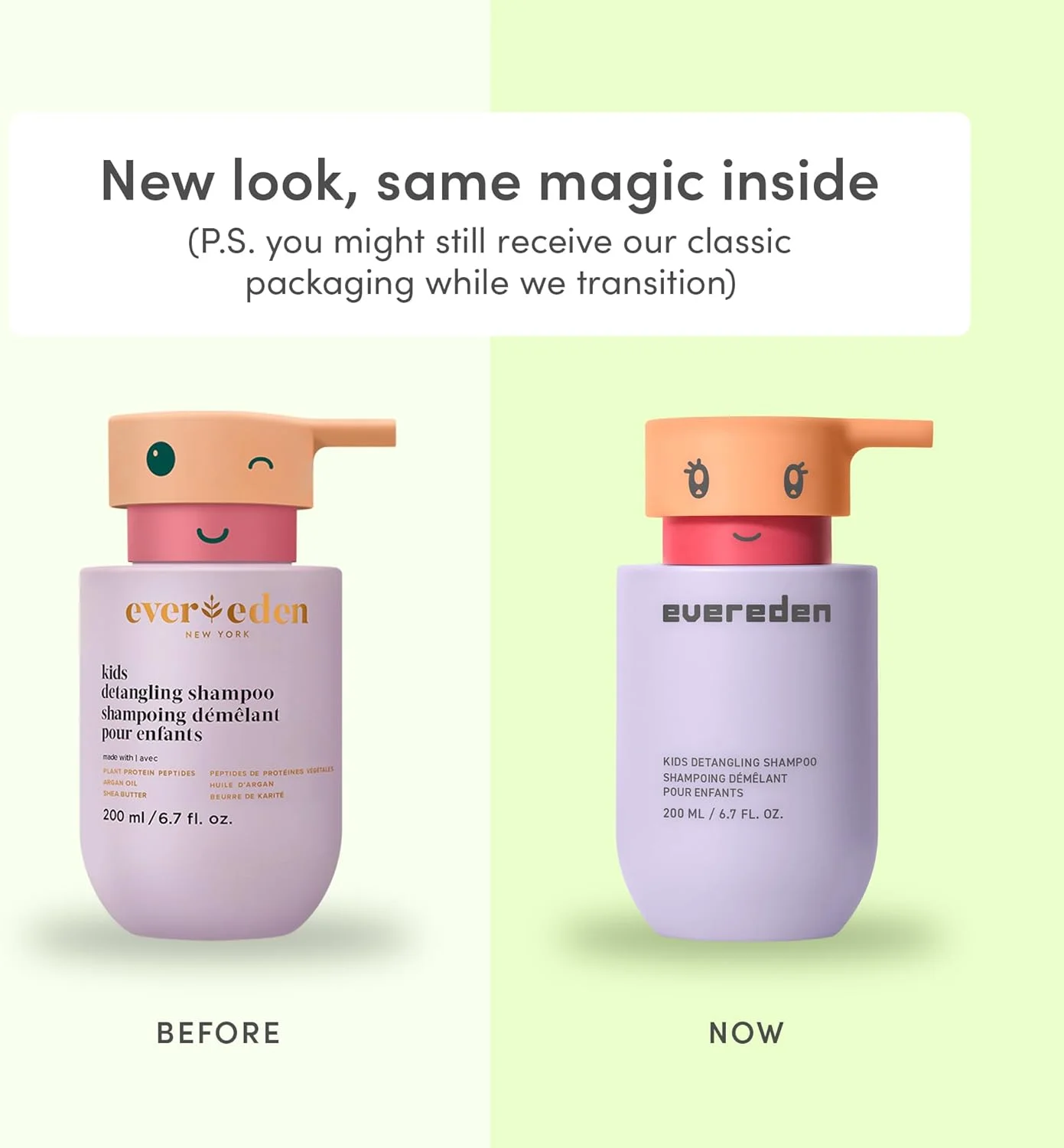 شامپو کودک Evereden - ضد گره، 200 میلی لیتر | مراقبت از موی کودک | مواد اولیه تمیز و غیر سمی | شامپو کودک