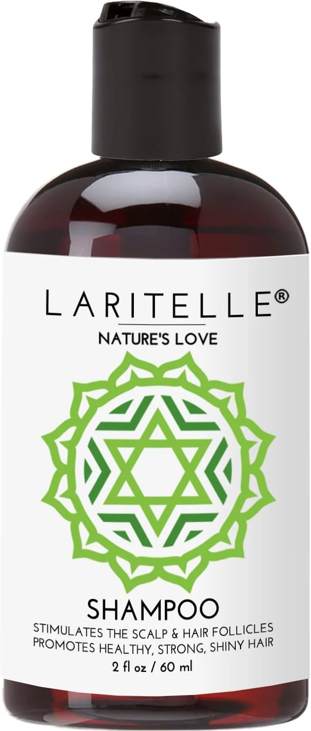شامپو مسافرتی ارگانیک لاریتل 2 اونس | کینوا ارگانیک + کراتین + رزماری محرک فولیکول، زنجبیل و گریپ فروت | جلوگیری از ریزش مو، شفاف کننده، نرم کننده، تقویت کننده | بدون GMO. وگان شامپو مسافرتی ارگانیک لاریتل 2 اونس | کینوا ارگانیک + کراتین + رزماری محرک فولیکول، زنجبیل و گریپ فروت | جلوگیری از ریزش مو، شفاف کننده، نرم کننده، تقویت کننده | بدون GMO. وگان
