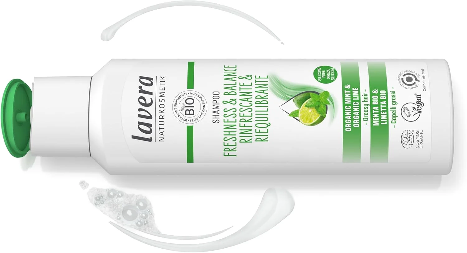 شامپو طراوت و تعادل لاورا - بدون سیلیکون - طراوت ماندگار و پوست سر متعادل - وگان - لوازم آرایشی طبیعی - 250 میلی لیتر شامپو طراوت و تعادل لاورا - بدون سیلیکون - طراوت ماندگار و پوست سر متعادل - وگان - لوازم آرایشی طبیعی - 250 میلی لیتر