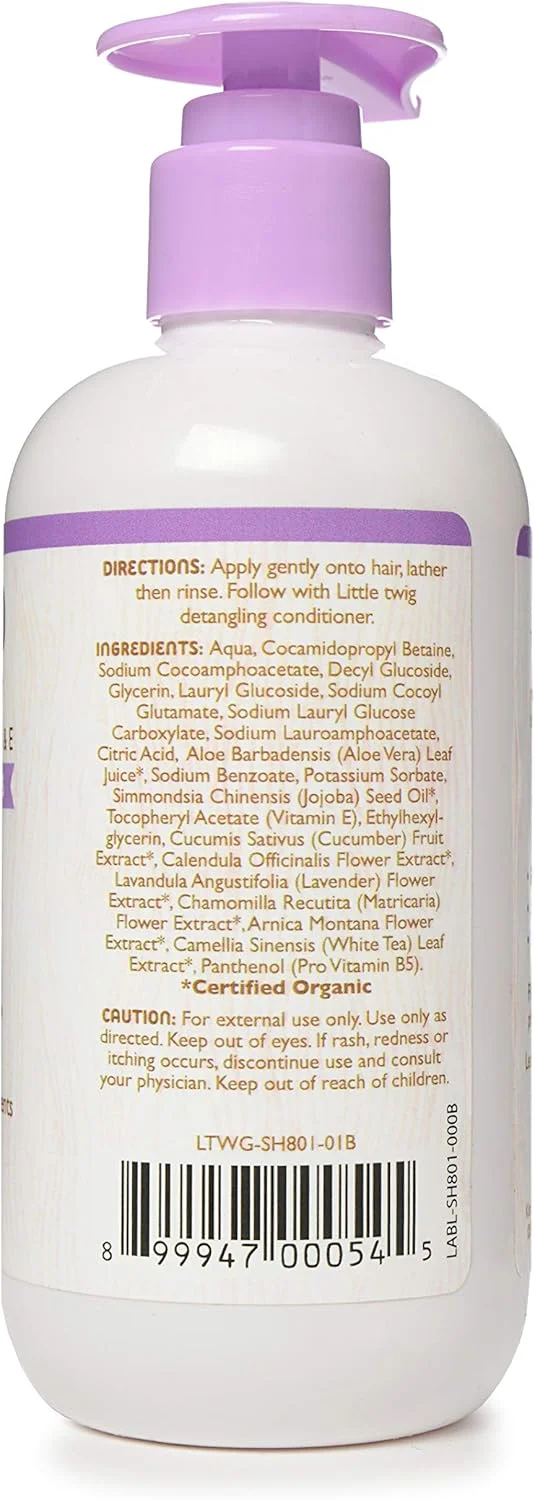 شامپو کودک Little Twig، فرمول گیاهی طبیعی، اسطوخودوس، 250 میلی لیتر شامپو کودک Little Twig، فرمول گیاهی طبیعی، اسطوخودوس، 250 میلی لیتر