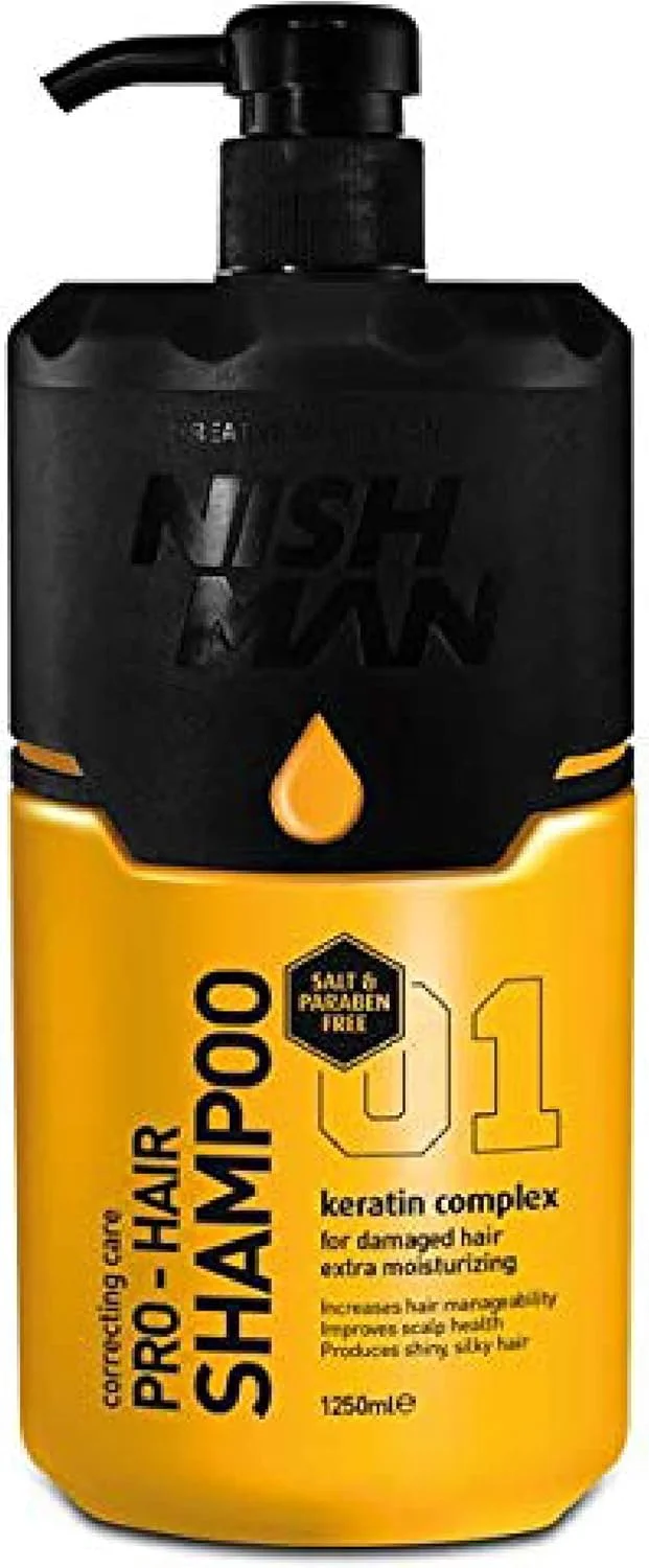 شامپو کراتین کمپلکس مو نیشمن پرو-هیر 1250 میلی لیتر شامپو کراتین کمپلکس مو نیشمن پرو-هیر 1250 میلی لیتر
