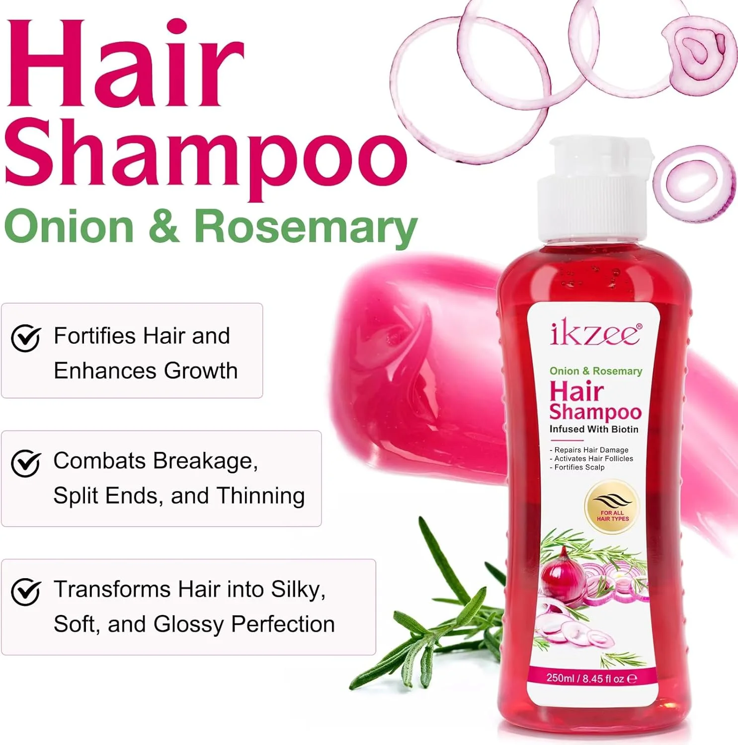 شامپو پیاز و رزماری نیکیتا ویوی حاوی بیوتین برای رشد مو 250 میلی لیتر، ترمیم موهای خشک و آسیب دیده، فعال کننده فولیکول های مو، شامپو پیاز و رزماری درمان پوست سر برای رشد مجدد مو شامپو پیاز و رزماری نیکیتا ویوی حاوی بیوتین برای رشد مو 250 میلی لیتر، ترمیم موهای خشک و آسیب دیده، فعال کننده فولیکول های مو، شامپو پیاز و رزماری درمان پوست سر برای رشد مجدد مو