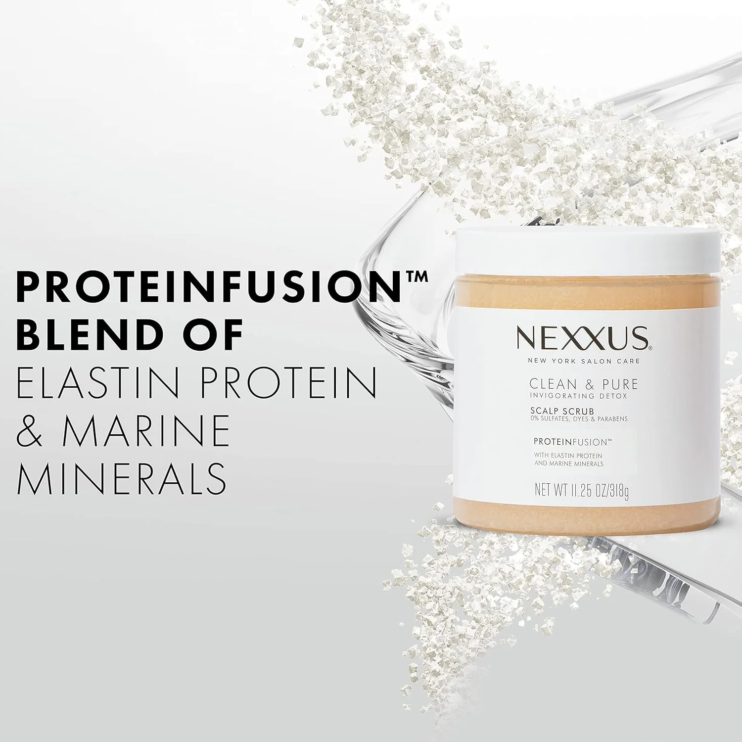 اسکراب موی سر بدون سولفات نکسوس، درمان لایه برداری و تغذیه کننده مو، مراقبت سم زدایی از مو 333 میلی لیتر اسکراب موی سر بدون سولفات نکسوس، درمان لایه برداری و تغذیه کننده مو، مراقبت سم زدایی از مو 333 میلی لیتر