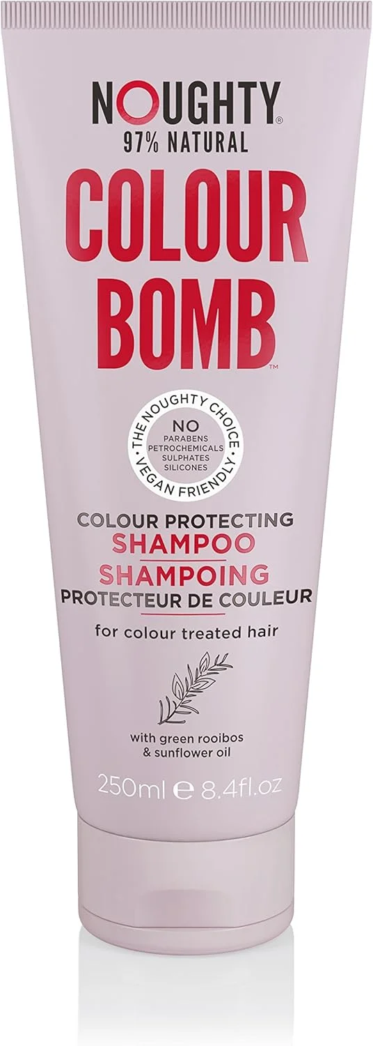 شامپو محافظ رنگ مو ناتی کالر بمب، 97% طبیعی، بدون سولفات، مناسب موهای رنگ شده (250 میلی لیتر) شامپو محافظ رنگ مو ناتی کالر بمب، 97% طبیعی، بدون سولفات، مناسب موهای رنگ شده (250 میلی لیتر)